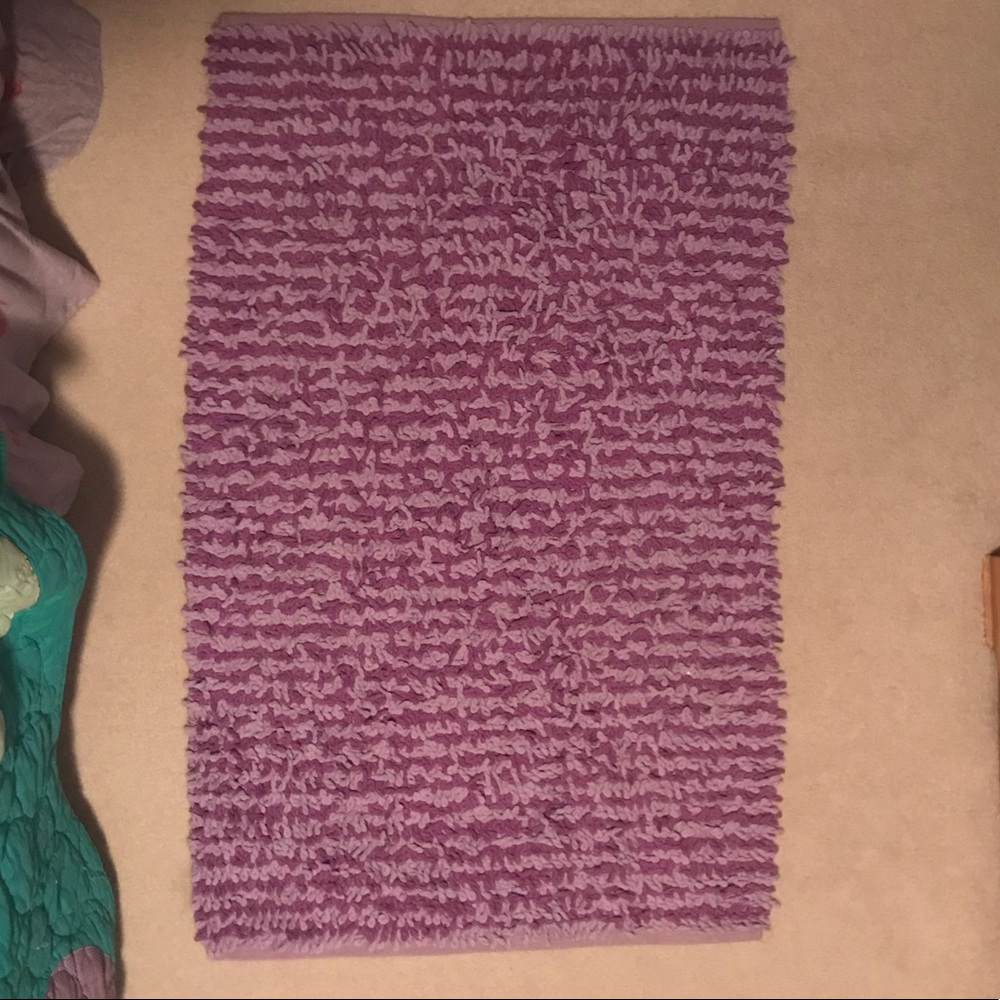 Purple Accent Rug